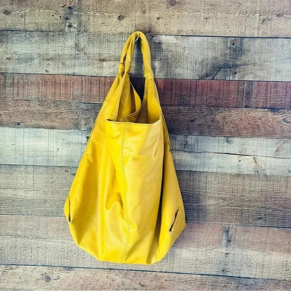 Donald J. Pliner X Large Leather Hobo Bag - Picture 2 of 10